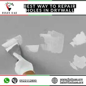 Best way to repair holes in drywall