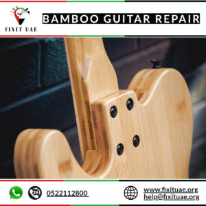 Bamboo guitar repair