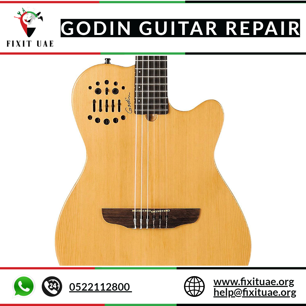 Godin guitar repair